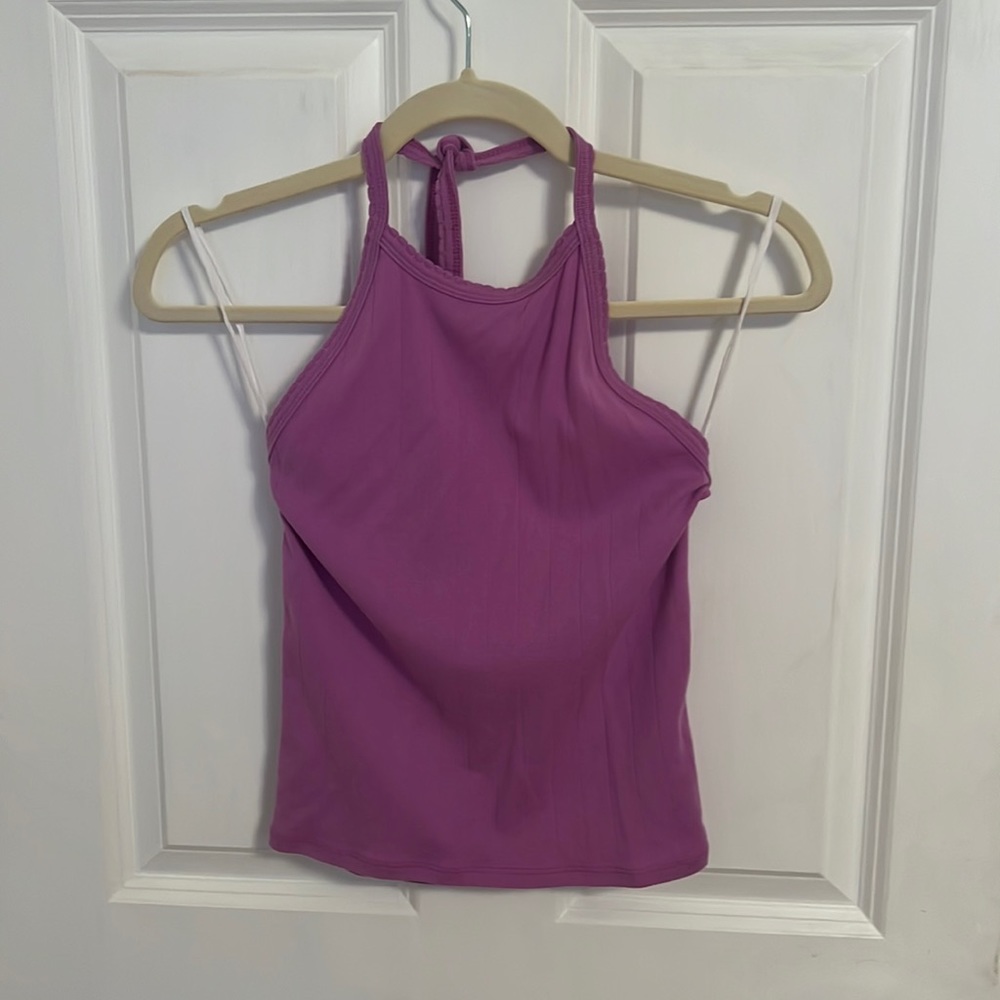 Purple Halter Top
